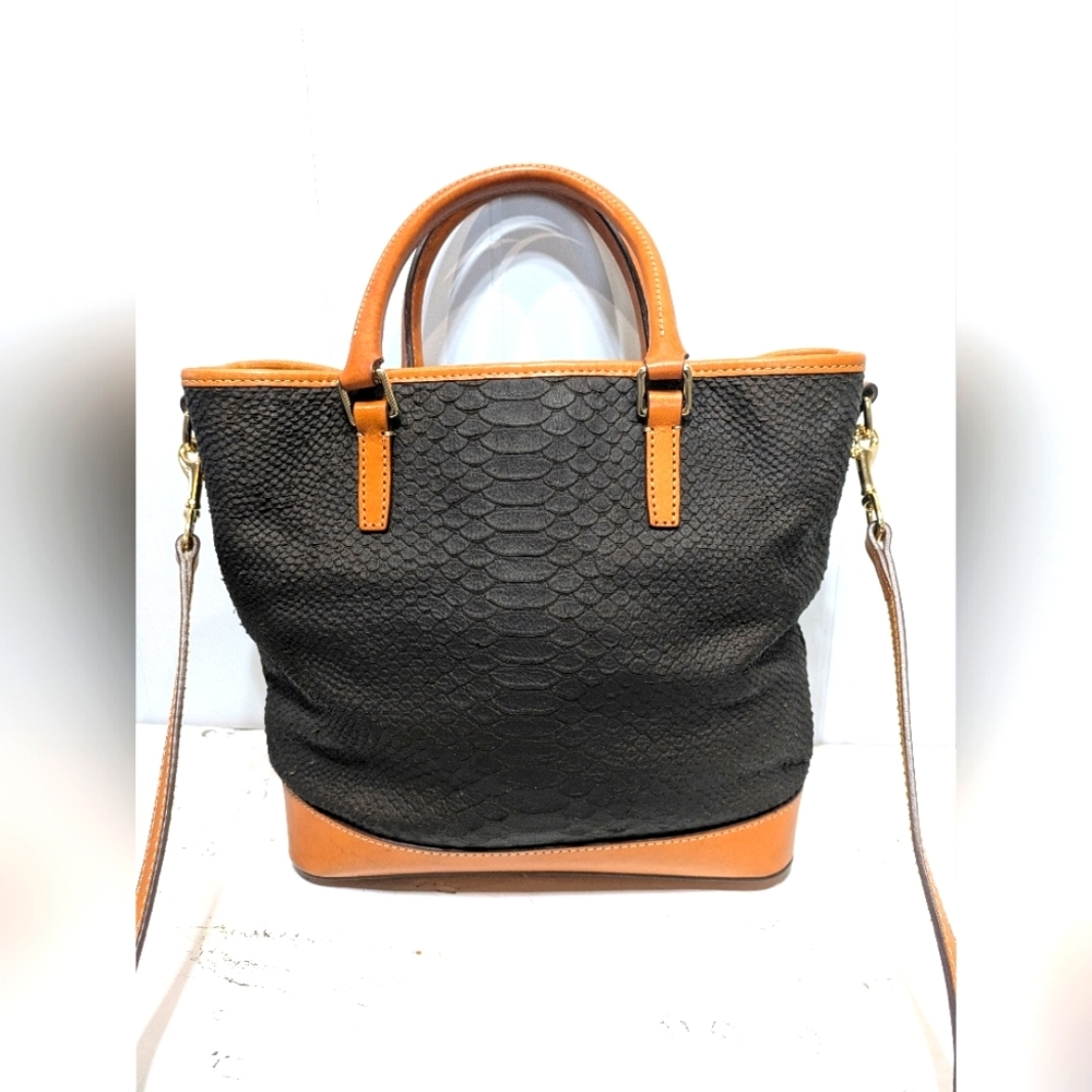 Dooney & Bourke Cara Python Embossed Tote Bag In … - image 4